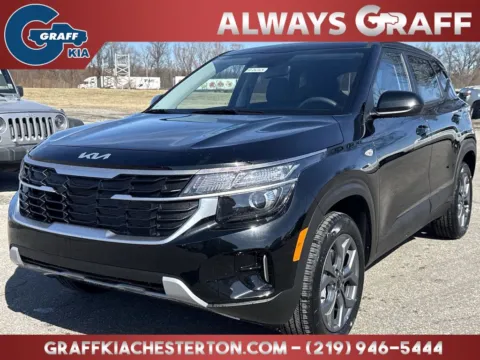 Black 2026 Kia Seltos LX for sale in Burns Harbor, IN