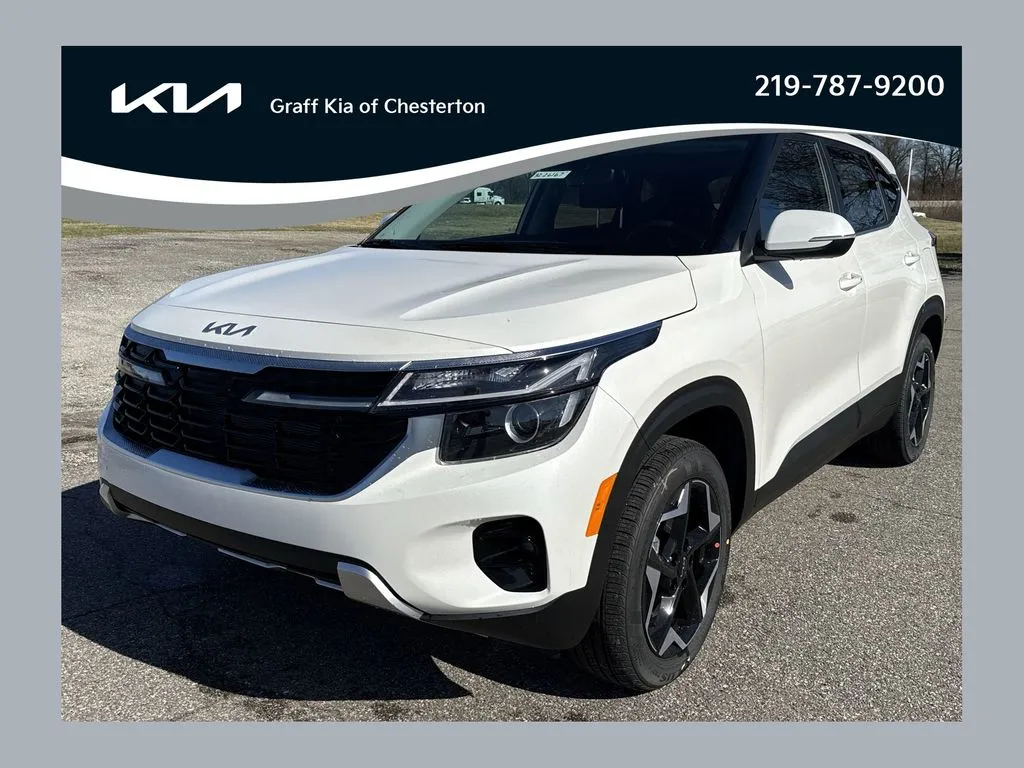 White 2026 Kia Seltos EX for sale in Burns Harbor, IN