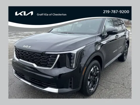 Black 2026 Kia Sorento S for sale in Burns Harbor, IN