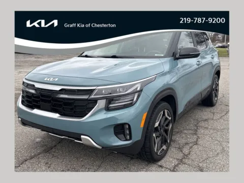Blue 2024 Kia Seltos SX for sale in Burns Harbor, IN