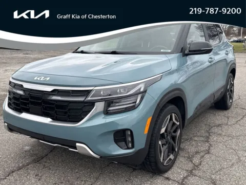 Blue 2024 Kia Seltos SX for sale in Burns Harbor, IN