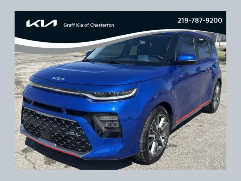 Blue 2022 Kia Soul Turbo for sale in Burns Harbor, IN