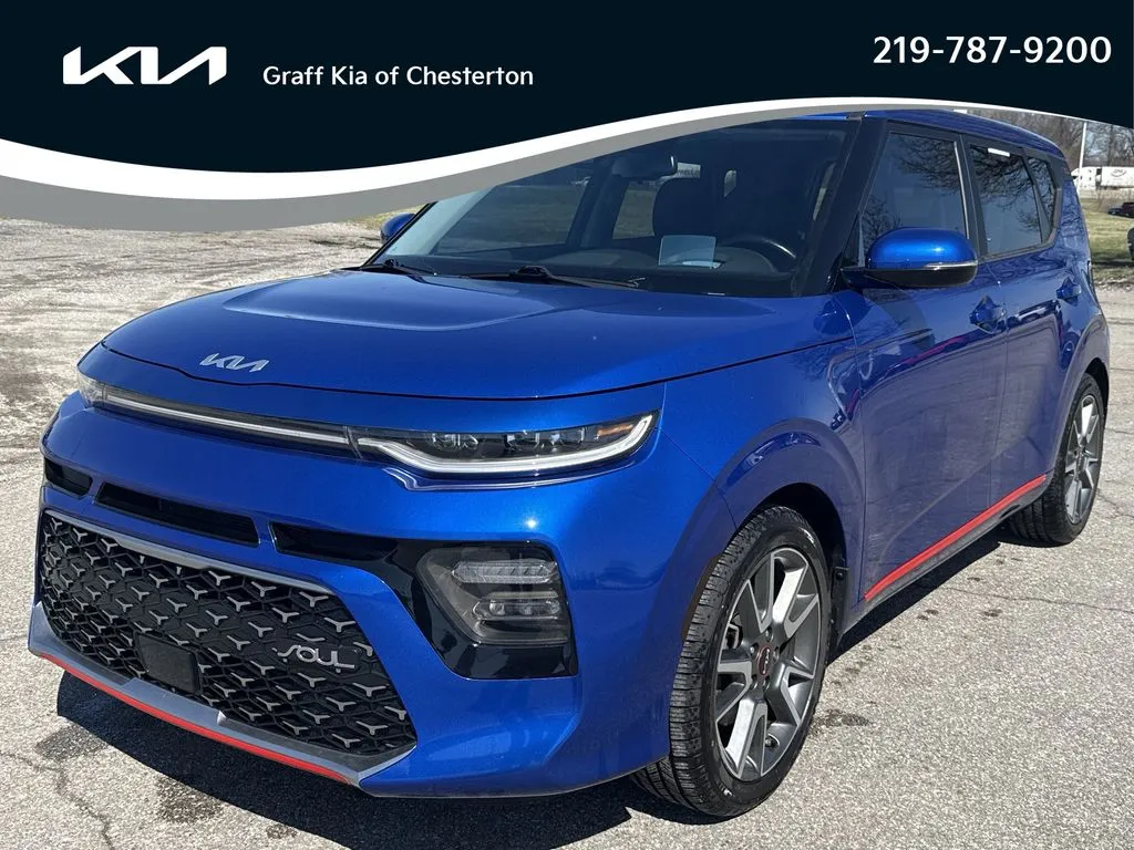 Blue 2022 Kia Soul Turbo for sale in Burns Harbor, IN