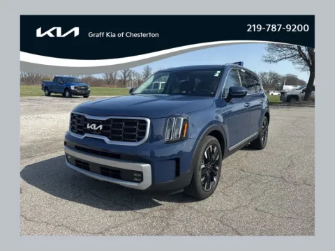 Blue 2024 Kia Telluride SX-Prestige for sale in Burns Harbor, IN