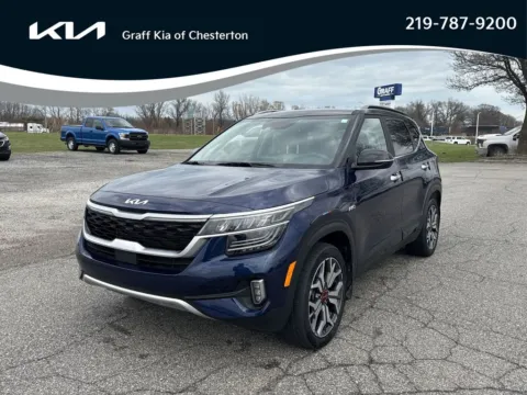 Blue 2022 Kia Seltos SX for sale in Burns Harbor, IN