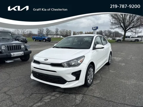White 2021 Kia Rio LX for sale in Burns Harbor, IN