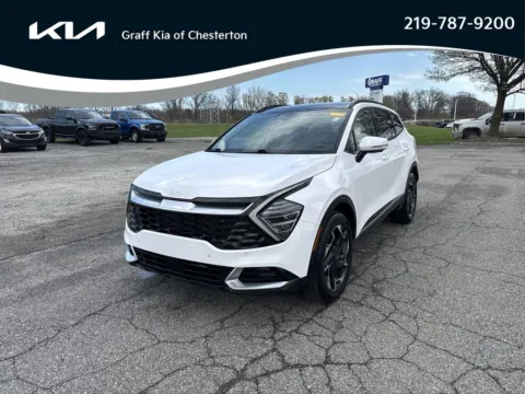 White 2023 Kia Sportage SX-Prestige for sale in Burns Harbor, IN