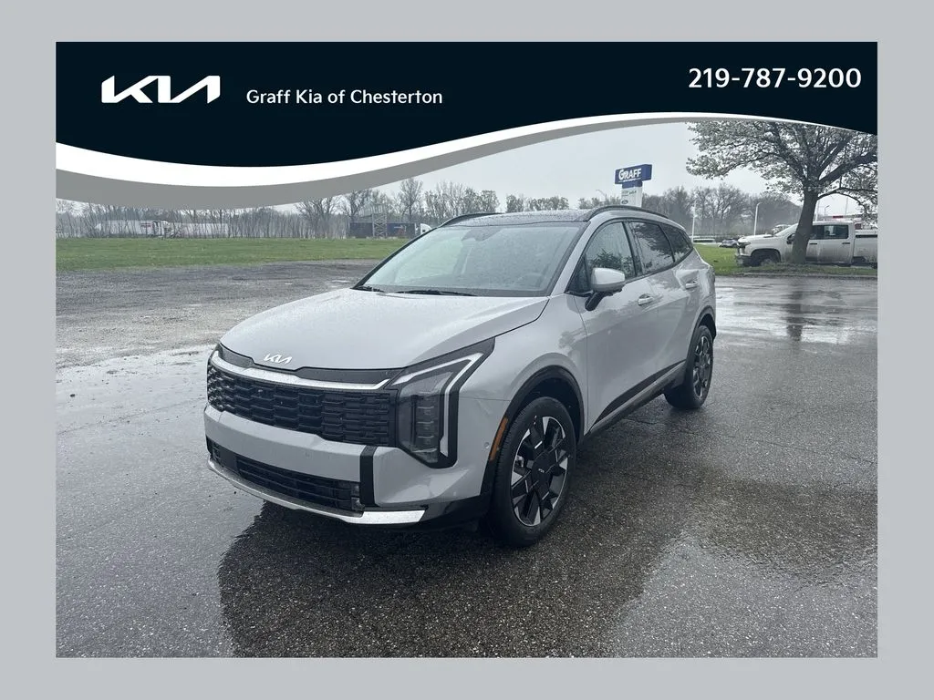 Gray 2026 Kia Sportage Hybrid SX-Prestige for sale in Burns Harbor, IN