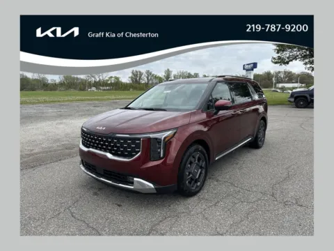 Red 2026 Kia Carnival Hybrid SX for sale in Burns Harbor, IN