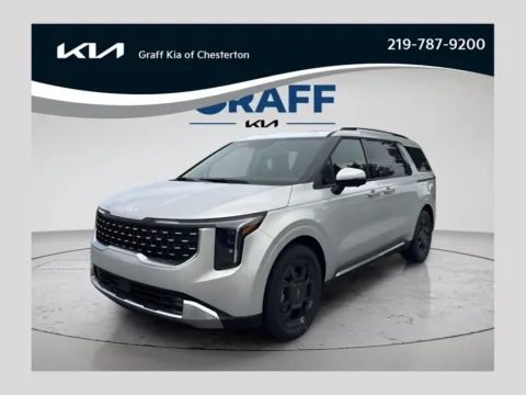 Silver 2026 Kia Carnival Hybrid SX for sale in Burns Harbor, IN