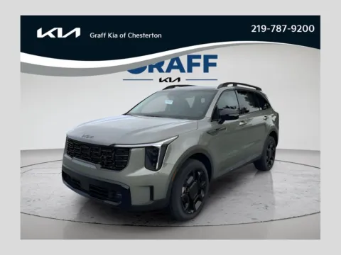Green 2026 Kia Sorento X-Line EX for sale in Burns Harbor, IN