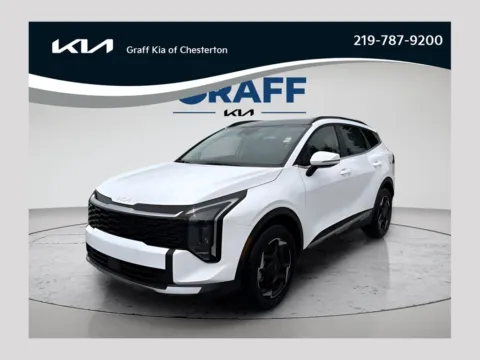 White 2026 Kia Sportage EX for sale in Burns Harbor, IN