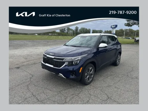 Blue 2024 Kia Seltos S for sale in Burns Harbor, IN