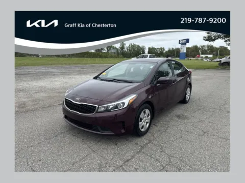 Red 2018 Kia Forte LX for sale in Burns Harbor, IN