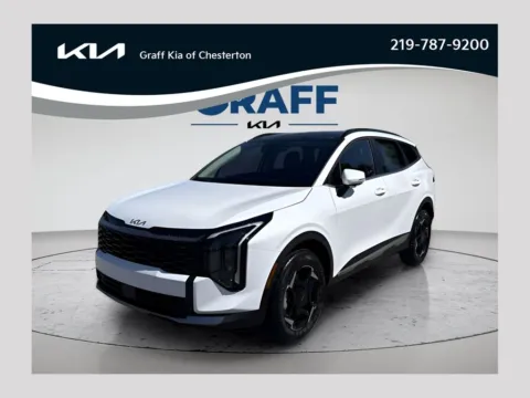 White 2026 Kia Sportage EX for sale in Burns Harbor, IN
