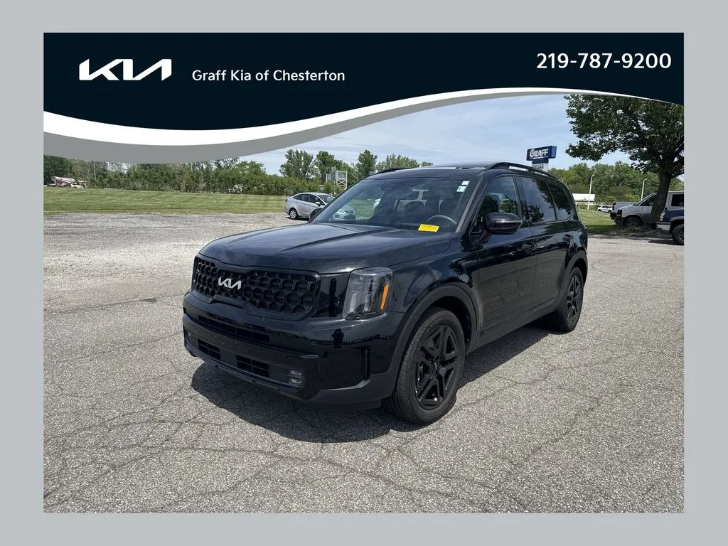 Black 2024 Kia Telluride SX-Prestige X-Line for sale in Burns Harbor, IN