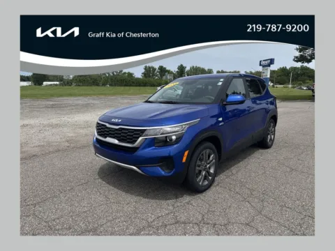 Blue 2022 Kia Seltos LX for sale in Burns Harbor, IN