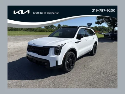 White 2026 Kia Sorento X-Line SX Prestige for sale in Burns Harbor, IN