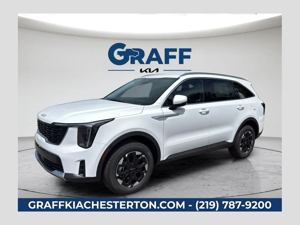 White 2026 Kia Sorento S for sale in Burns Harbor, IN