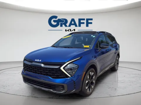 Blue 2024 Kia Sportage X-Line for sale in Burns Harbor, IN