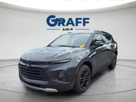 Gray 2021 Chevrolet Blazer LT for sale in Burns Harbor, IN