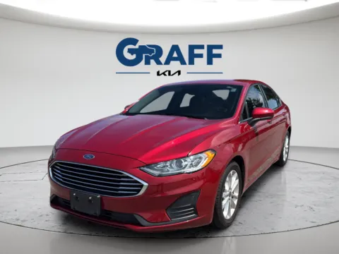 Red 2020 Ford Fusion SE for sale in Burns Harbor, IN