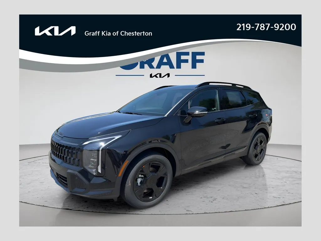 Black 2026 Kia Sportage X-Line for sale in Burns Harbor, IN