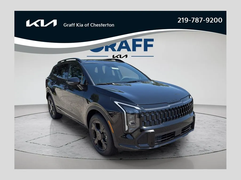 Black 2026 Kia Sportage X-Line for sale in Burns Harbor, IN