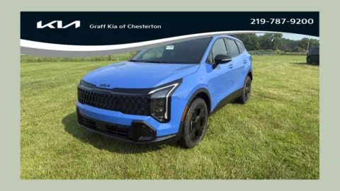 Blue 2026 Kia Sportage X-Line for sale in Burns Harbor, IN