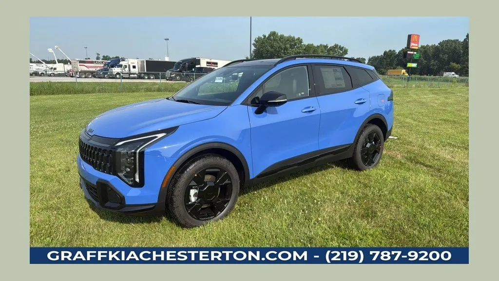 Blue 2026 Kia Sportage X-Line for sale in Burns Harbor, IN