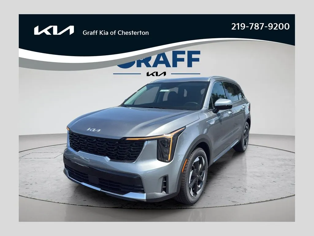 Gray 2026 Kia Sorento Hybrid EX for sale in Burns Harbor, IN