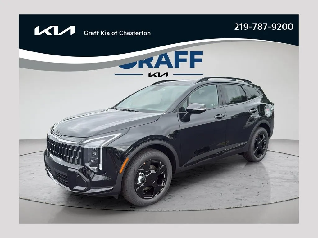 Black 2026 Kia Sportage X-Line for sale in Burns Harbor, IN