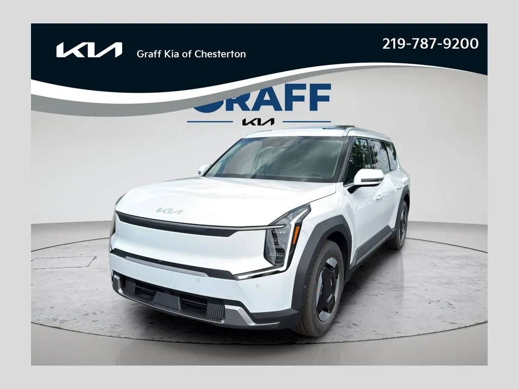 White 2026 Kia EV9 Wind for sale in Burns Harbor, IN