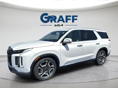 White 2024 Hyundai Palisade Limited for sale in Burns Harbor, IN
