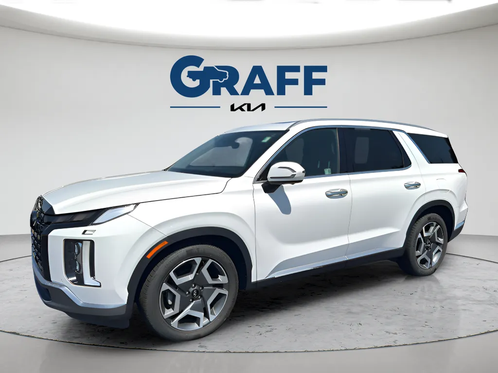 White 2024 Hyundai Palisade Limited for sale in Burns Harbor, IN