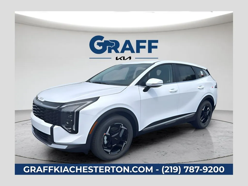 White 2026 Kia Sportage EX for sale in Burns Harbor, IN