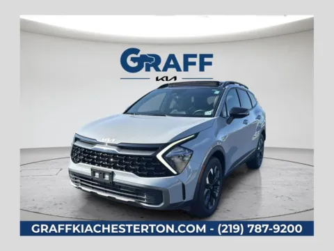 Gray 2023 Kia Sportage X-Line for sale in Burns Harbor, IN