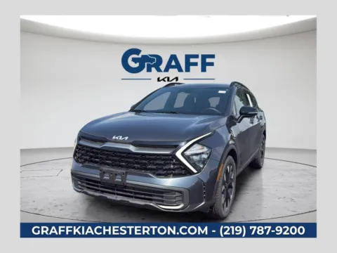 Gray 2023 Kia Sportage X-Line for sale in Burns Harbor, IN