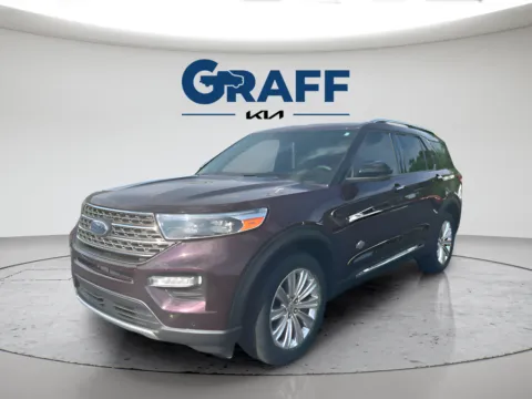 Red 2023 Ford Explorer King Ranch for sale in Burns Harbor, IN