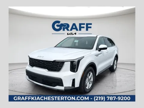 White 2026 Kia Sorento LX for sale in Burns Harbor, IN