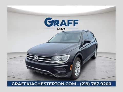 Black 2020 Volkswagen Tiguan 2.0T S for sale in Burns Harbor, IN