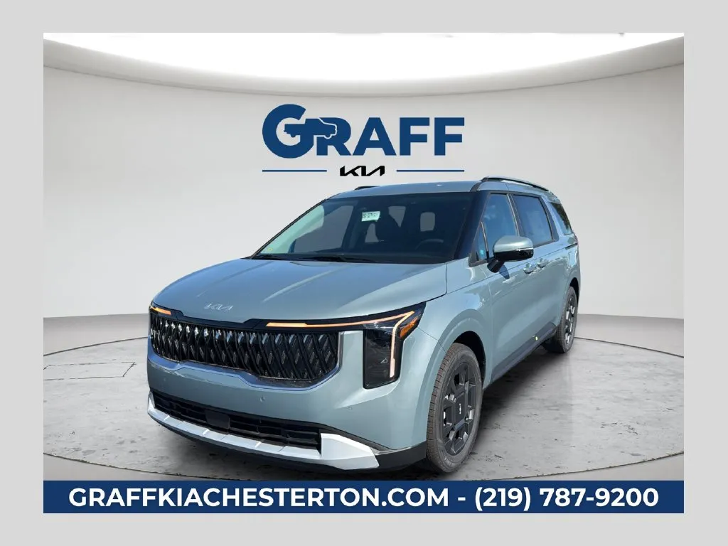 Green 2027 Kia Carnival Hybrid EX for sale in Burns Harbor, IN