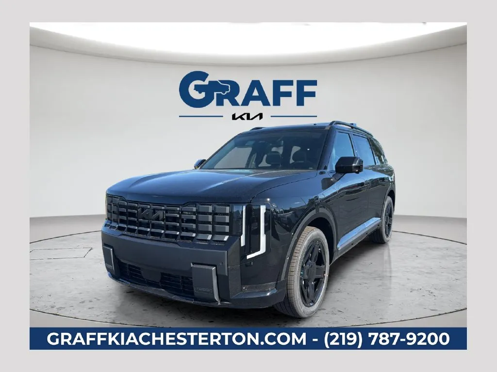 Black 2027 Kia Telluride Hybrid X-Line SX Prestige for sale in Burns Harbor, IN