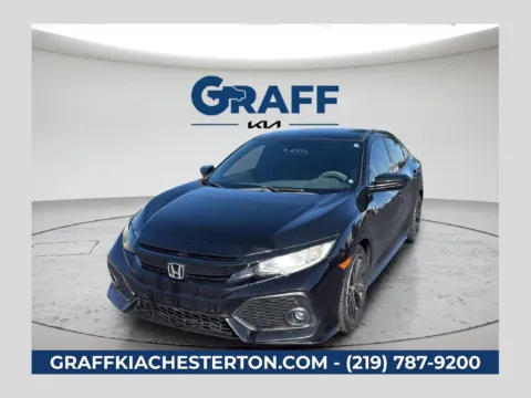 Black 2018 Honda Civic Sport for sale in Burns Harbor, IN