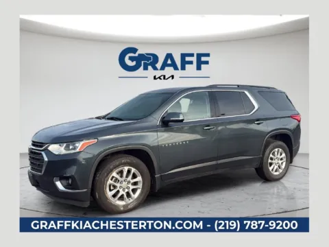 Gray 2019 Chevrolet Traverse LT for sale in Burns Harbor, IN