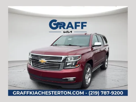 Red 2018 Chevrolet Tahoe Premier for sale in Burns Harbor, IN