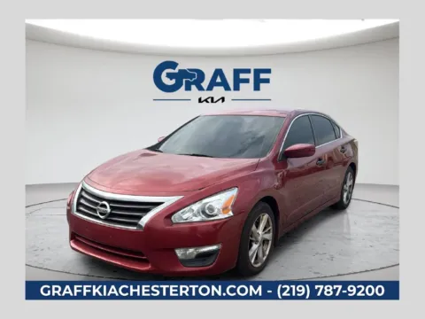 Red 2014 Nissan Altima 2.5 SV for sale in Burns Harbor, IN