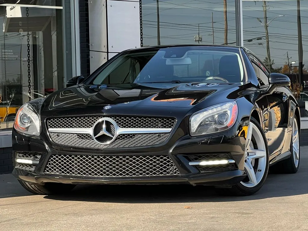 Black 2015 Mercedes-Benz SL-Class SL 400 Roadster for sale in Indianapolis, IN