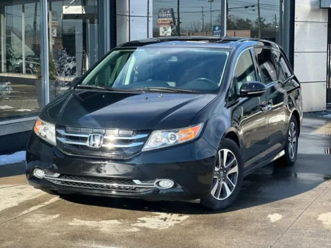 Black 2014 Honda Odyssey Touring Elite for sale in Indianapolis, IN