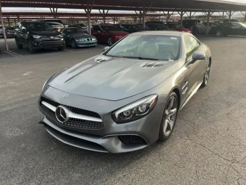 Gray 2018 Mercedes-Benz SL-Class SL 550 for sale in Indianapolis, IN